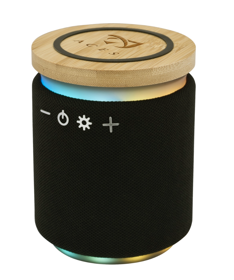 Chargeur sans fil 10W lumineux avec enceinte 5W
