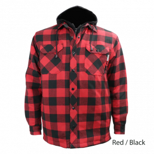 FLANEL LINED SHIRT WITH HOOD - 626 DCF